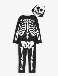 Карнавальный костюм H&amp;M Skeleton, черный/белый H&M
