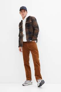 Прямые вельветовые джинсы Gap, коричневый