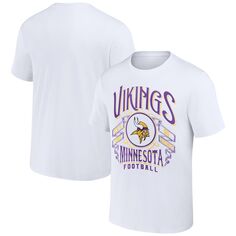 Мужская винтажная футбольная футболка NFL x Darius Rucker от Fanatics White Minnesota Vikings