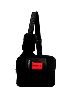 Черная мужская сумка-мессенджер Valentino