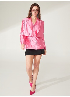 Нормальная розовая женская куртка İpekyol Ipekyol