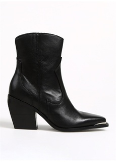 Кожаные черные женские ботинки Divarese