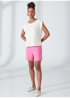 Розовые женские шорты комфортного кроя с нормальной талией U.S. Polo Assn.