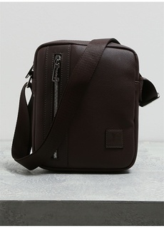 Кожаная коричневая мужская сумка-портфель Fabrika ФАБРИКА