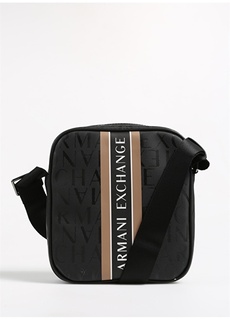 Черная мужская сумка-мессенджер Armani Exchange