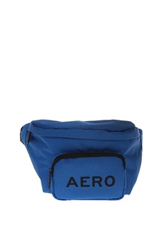 Синяя мужская поясная сумка Aeropostale