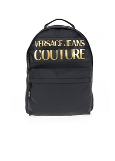 Черный мужской рюкзак Versace Jeans Couture