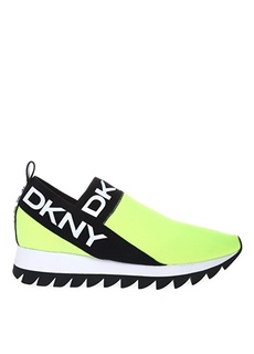 Неоново-зеленые женские кроссовки Dkny