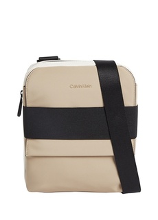 Бежевая мужская сумка-мессенджер Calvin Klein