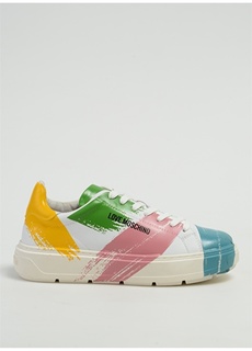 Разноцветные женские кроссовки Love Moschino