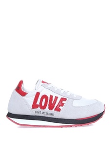 Белые женские кроссовки Love Moschino