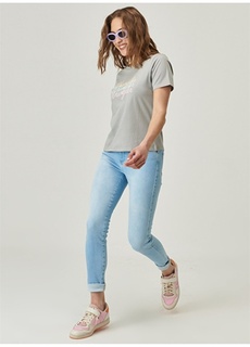 Голубые женские джинсовые брюки Skinny с высокой талией Wrangler