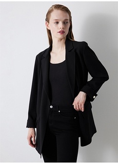 Повседневная черная женская куртка İpekyol Ipekyol