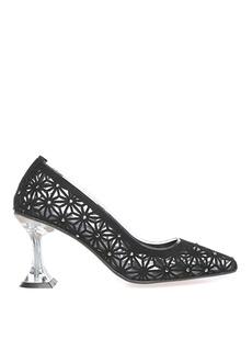 Женские черные туфли на высоком каблуке Pierre Cardin