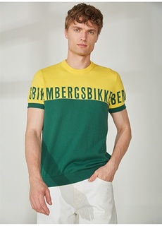 Зеленый мужской свитер Bikkembergs