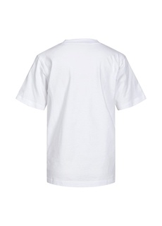 Белая женская футболка с круглым вырезом с принтом JJXX