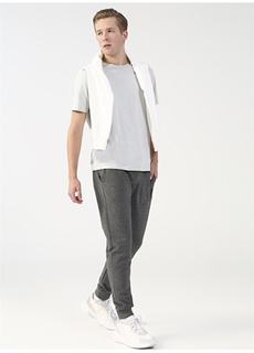 Мужские спортивные штаны стандартного антрацитового и меланжевого цвета с эластичной резинкой на талии Aeropostale