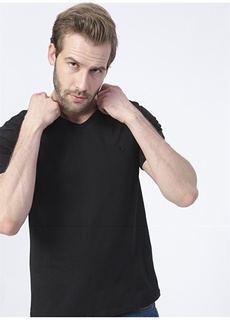 Черная мужская базовая футболка из модала Fabrika ФАБРИКА
