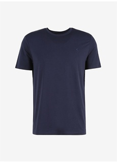 Темно-синяя мужская футболка узкого кроя из модала Fabrika ФАБРИКА