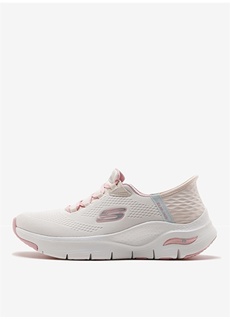 Бело-розовые женские туфли Lifestyle Skechers