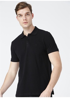 Черная мужская рубашка-полот без карманов Fabrika Comfort