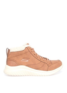 Коричневые женские ботинки Skechers