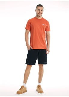 Оранжевая мужская футболка с круглым вырезом Ellesse