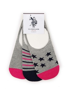 Набор женских носков, 3 пары U.S. Polo Assn.