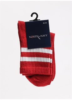 Красные женские носки с вырезами North Of Navy