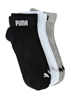 Серые короткие спортивные носки унисекс Puma