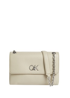 Серая женская сумка через плечо Calvin Klein