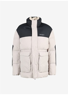 Черно-белое мужское пальто Armani Exchange