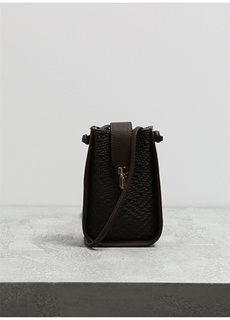 Женская сумка для телефона коричневая плетёная Fabrika ФАБРИКА