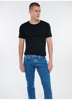 Черная мужская футболка стрейч Mavi