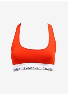 Оранжевый бюстгальтер без косточек Calvin Klein