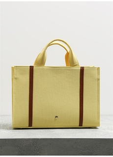 Желтая женская сумка через плечо F By Fabrika