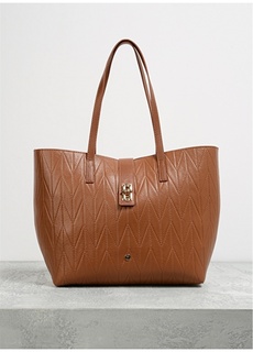Светло-коричневая женская сумка на плечо F By Fabrika