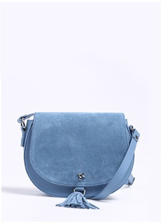 Женская синяя сумка на плечо Fabrika ФАБРИКА