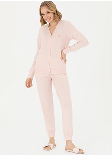 Розовый женский пижамный комплект U.S. Polo Assn.