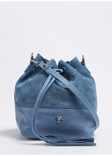 Синяя женская сумка через плечо Fabrika ФАБРИКА