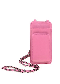 Женская сумка для телефона цвета фуксии Fabrika ФАБРИКА