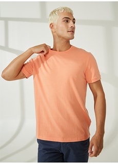 Розовая мужская футболка с круглым вырезом AT.P.CO