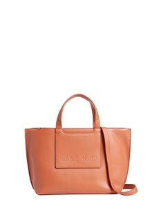 Коричневая женская сумка через плечо Calvin Klein