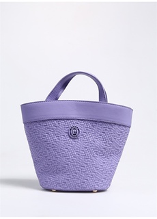 Соломенно-фиолетовая женская сумка на плечо Pierre Cardin