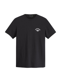 Черная мужская футболка с круглым вырезом Dockers