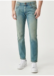 Узкие зауженные мужские джинсовые брюки Wrangler