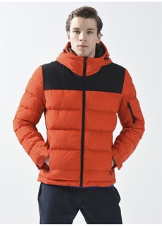 Оранжевое мужское пальто Gmg Fırenze