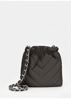 Черная женская кожаная сумка на плечо Les Visionnaires
