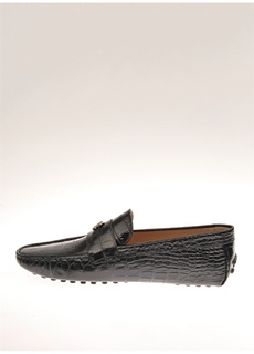 Кожаные черные мужские повседневные туфли Roberto Cavalli