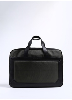 Зеленая мужская сумка для ноутбука Pierre Cardin